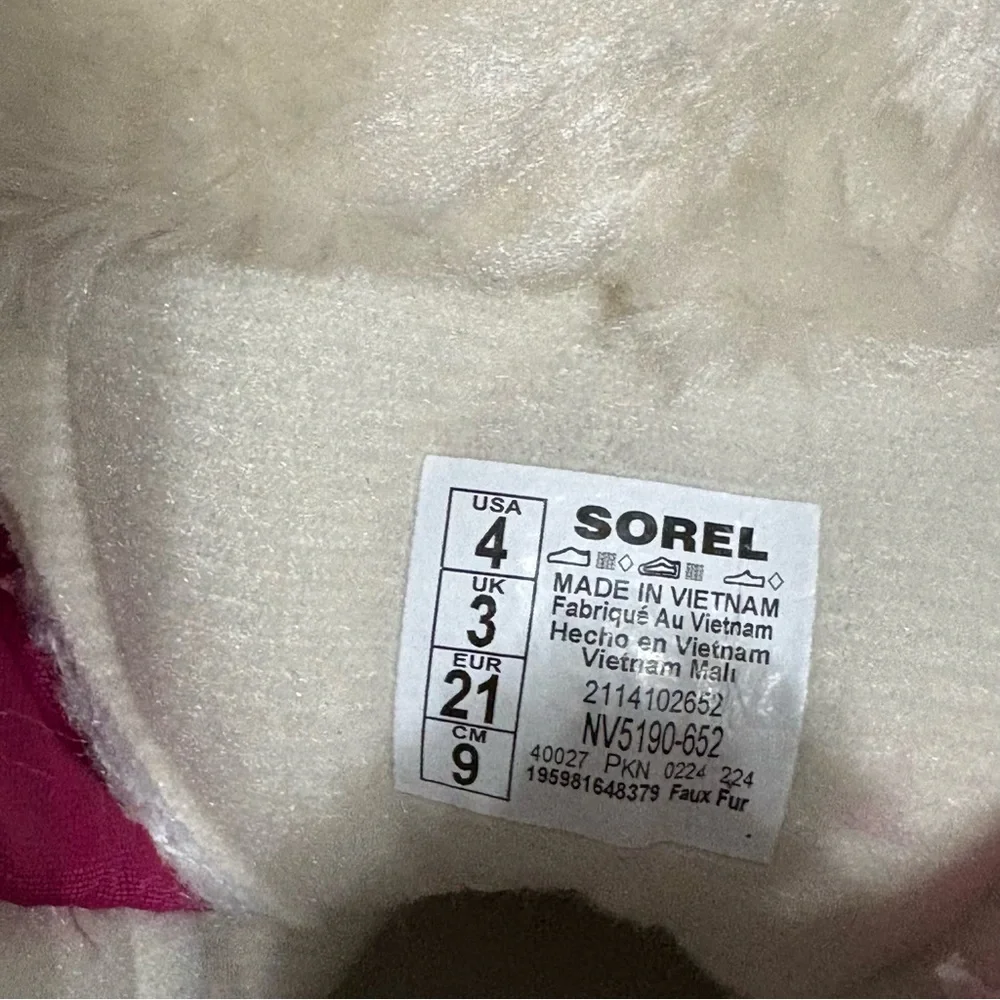 BNIB Sorel Toddler Snow Commander Snow Boots